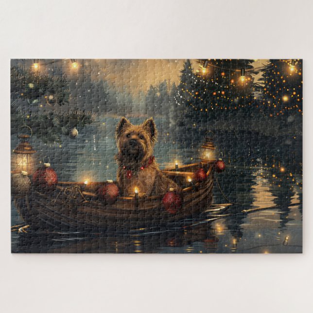 Cane Corso Christmas Festive Voyage Jigsaw Puzzle (Horizontal)