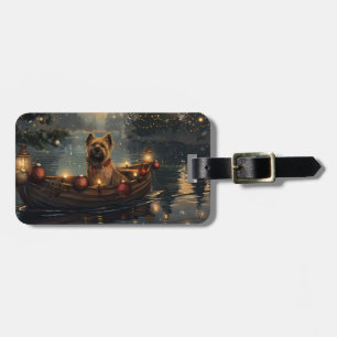 Cane Corso Christmas Festive Voyage Luggage Tag