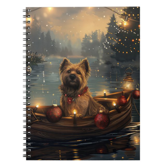 Cane Corso Christmas Festive Voyage Notebook (Front)
