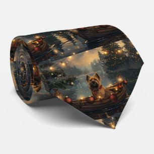 Cane Corso Christmas Festive Voyage Tie