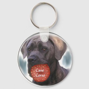 Cane Corso Christmas Gifts Key Ring