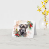 Cane Corso Christmas Wreath Festive Pup