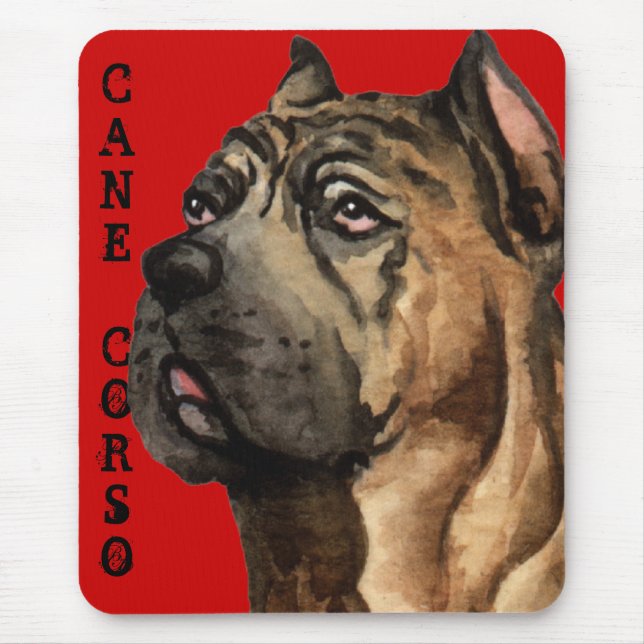 Cane Corso Color Block Mouse Mat (Front)