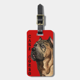 Cane Corso Colour Block Luggage Tag