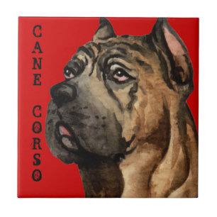 Cane Corso Colour Block Tile