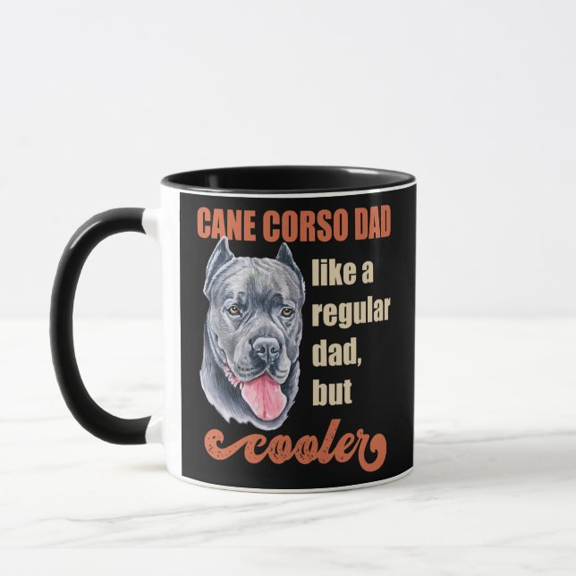 Cane Corso Dad Funny Father's Day  Mug (Left)