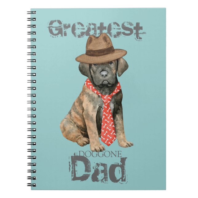 Cane Corso Dad Notebook (Front)