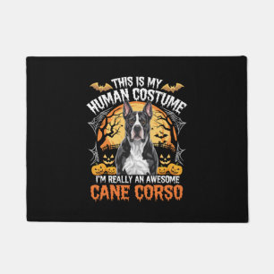 Cane Corso Dog Awesome Costume Halloween Doormat