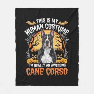 Cane Corso Dog Awesome Costume Halloween Fleece Blanket