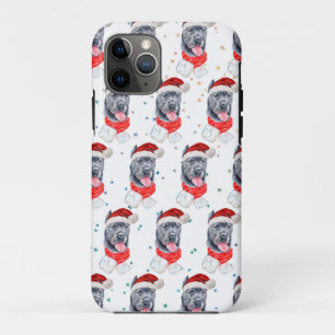 Cane Corso Dog Breed Christmas Stars iPhone 11 Pro Case