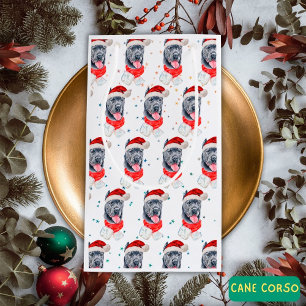 Cane Corso Dog Breed Christmas Stars Small Gift Bag
