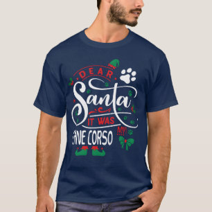 Cane Corso Dog Christmas Dog breed friend gift T-Shirt