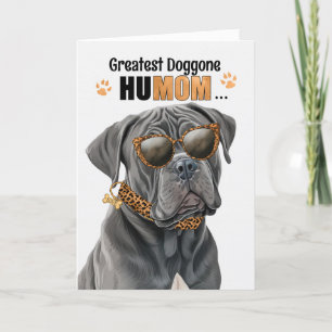 Cane Corso Dog Greatest HuMOM Mother's Day Holiday Card