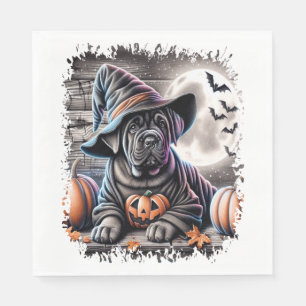 Cane Corso Dog Halloween Napkin