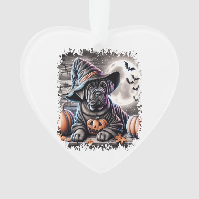 Cane Corso Dog Halloween Ornament (Front)