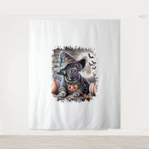 Cane Corso Dog Halloween Tapestry