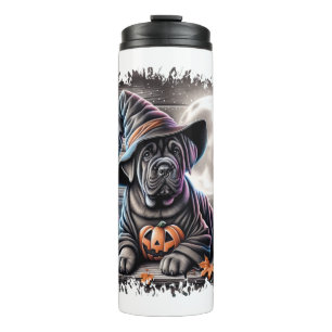 Cane Corso Dog Halloween Thermal Tumbler