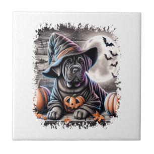 Cane Corso Dog Halloween Tile