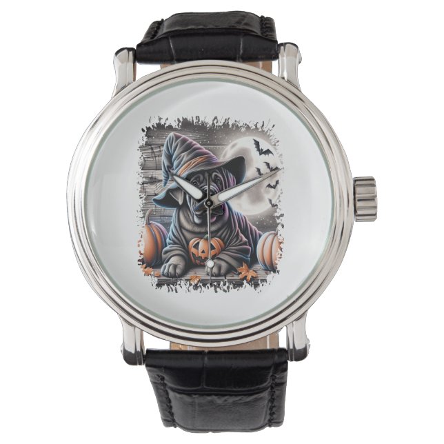 Cane Corso Dog Halloween Watch (Front)