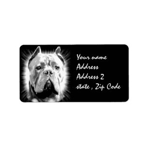 Cane Corso Dog Label