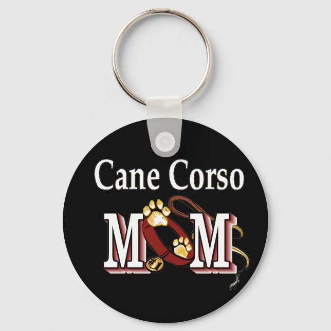 Cane Corso Dog MOM Key Ring (Front)