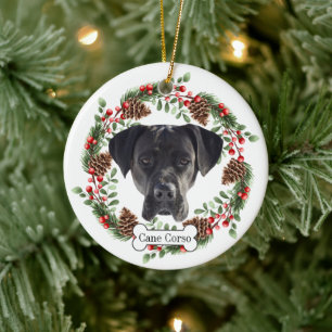 cane corso dog Personalised Pet Ornament