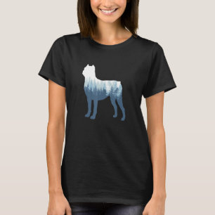 Cane Corso Dog Silhouette Outdoor Nature Italian M T-Shirt