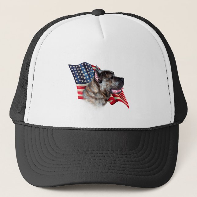 Cane Corso Flag Trucker Hat (Front)