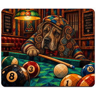 Cane Corso, Geometric Mosaic Mouse Mat