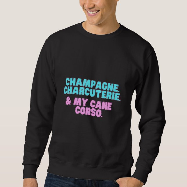 Cane Corso Gft Dog Mum Champagne Sweatshirt (Front)