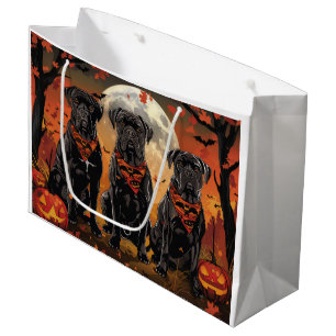 Cane Corso Halloween Spooky Large Gift Bag