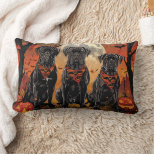 Cane Corso Halloween Spooky Lumbar Cushion