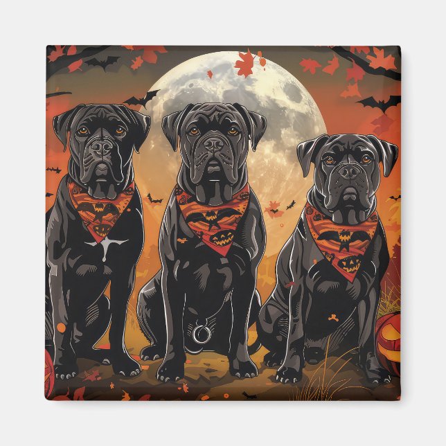 Cane Corso Halloween Spooky Magnet (Front)