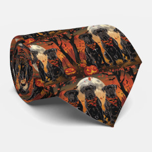 Cane Corso Halloween Spooky Tie
