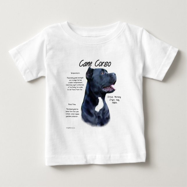Cane Corso History  Baby T-Shirt (Front)