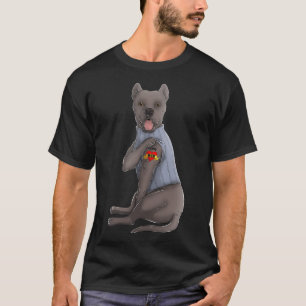 Cane Corso I Love Mum Tattoo Dog Funny Mother's Da T-Shirt