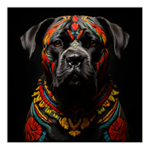 Cane Corso in Warrior Attire