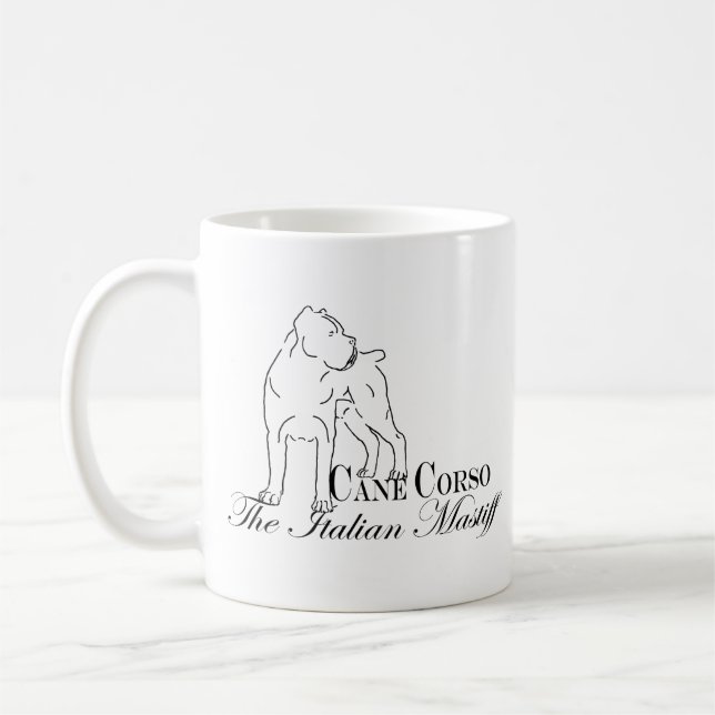 Cane Corso Italian Mastiff Coffee Mug (Left)
