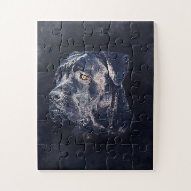 Cane Corso - Italian Mastiff Portrait Jigsaw Puzzle (Vertical)