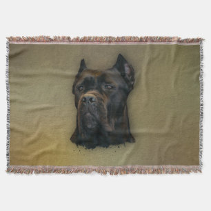 Cane Corso - Italian Mastiff Throw Blanket