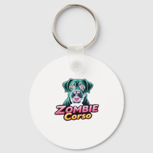 Cane Corso Italian Mastiff Zombie Dog Halloween Es Key Ring