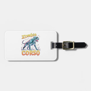 Cane Corso Italian Mastiff Zombie Dog Halloween Es Luggage Tag