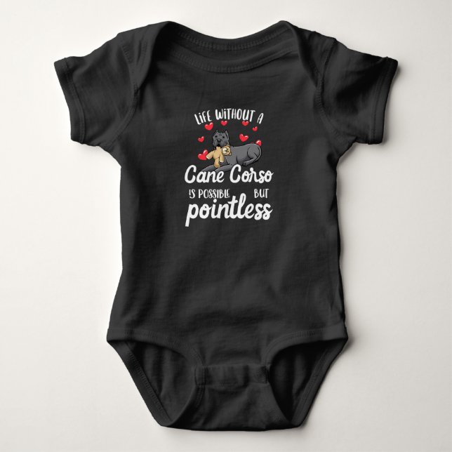 Cane Corso Italiano Baby Bodysuit (Front)