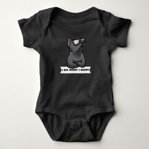 Cane Corso Italiano Stubborn Dog Baby Bodysuit