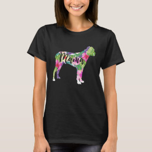 Cane Corso Mama Mum Flowers Mother's Day T-Shirt