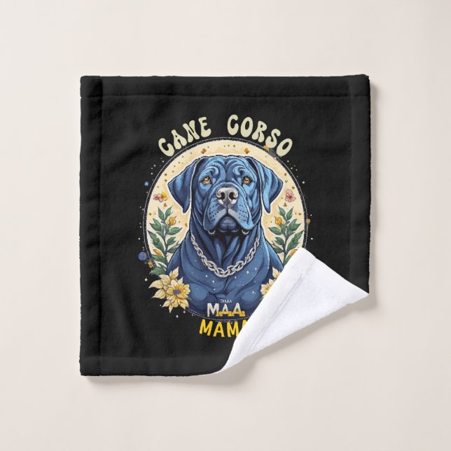 Cane Corso Mama Wash Cloth (Wash Cloth)