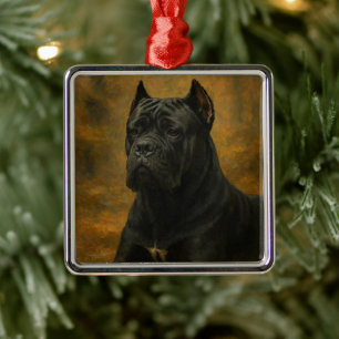 Cane Corso Metal Tree Decoration