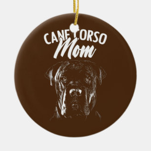 Cane Corso Mom Dog Owner  Ceramic Tree Decoration