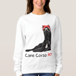 Cane Corso Mum Bandanna Womens Cane Corso Dog Sweatshirt