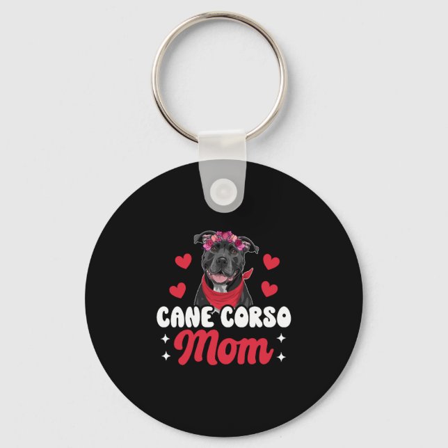 Cane Corso Mum Key Ring (Front)